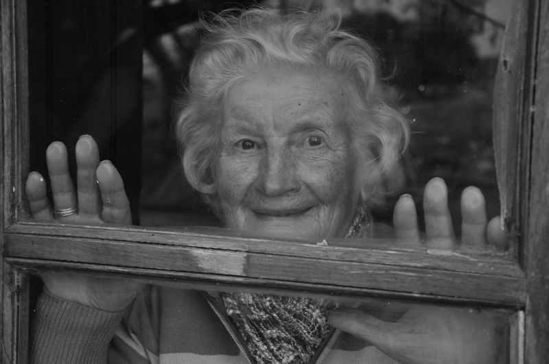 front view, only women, looking At Camera, wood - material, black And White, characters, portrait, senior Adult, one Person, women, caucasian Ethnicity