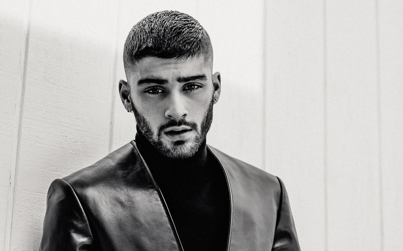 contemplation, looking at camera, wall - building feature, malik, zayn, monochrome, one person, real people, lifestyles, portrait, 4K, facial hair, front view
