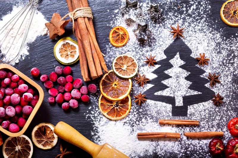food, high angle view, healthy eating, star Shape, sweet Food, stick - Plant Part, homemade, indoors, condiment, rolling Pin, cinnamon, no People, flour