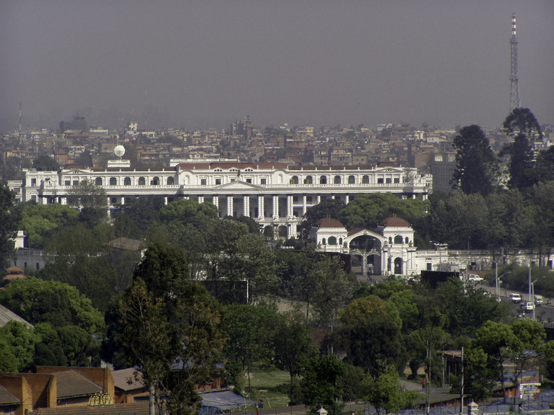 built structure, residential district, cityscape, government, tree, building exterior, sky, Kathmandu, travel destinations, minister, car, architecture