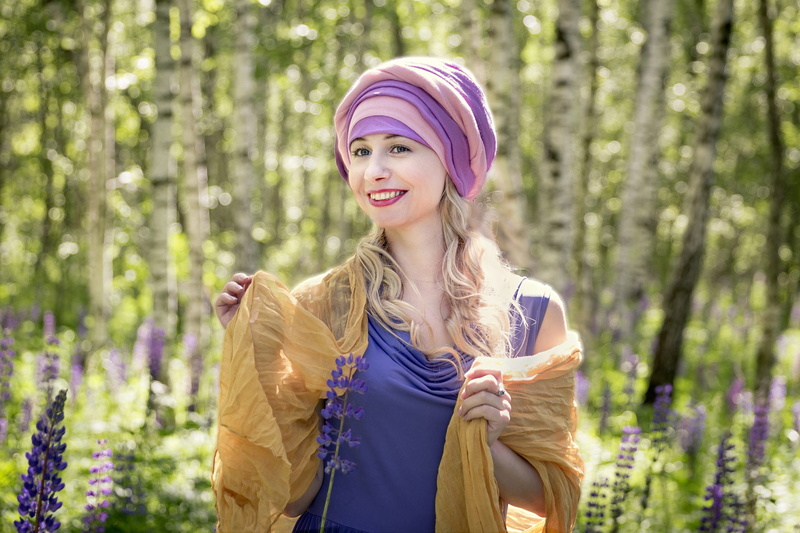 women, plant, 2K, girl, adult, beauty, lifestyles, beautiful woman, turban, arabic style, beautiful people, blond hair, emotion, one person, oriental style