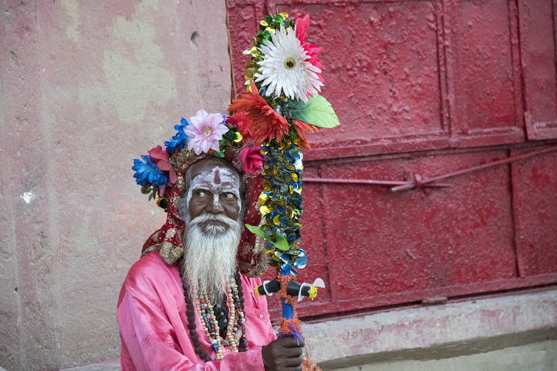 Varanasi, mendicant, religious ascetic, 1080P, India, Sadhu