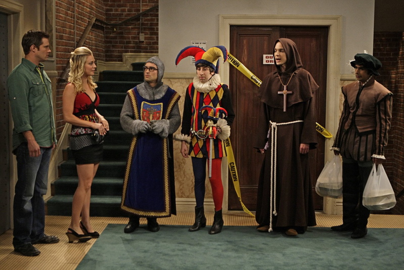 Johnny Galecki, trumpet, uniform, Jim Parsons, standing, clothing, males, architecture, Kaley Cuoco, Simon Helberg, Sheldon Cooper, 1080P, group, group of people