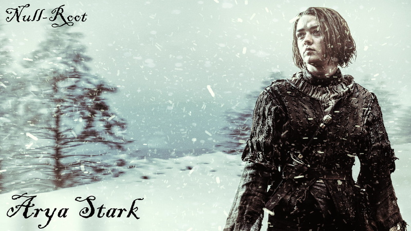 TV, fantasy girl, snow, Game of Thrones, Arya Stark, 1080P