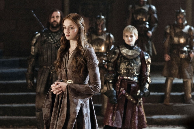 Joffrey Baratheon, Game Of Thrones, Sandor Clegane, Sansa Stark, Rory McCann, 1080P, Jack Gleeson, TV Show, Sophie Turner