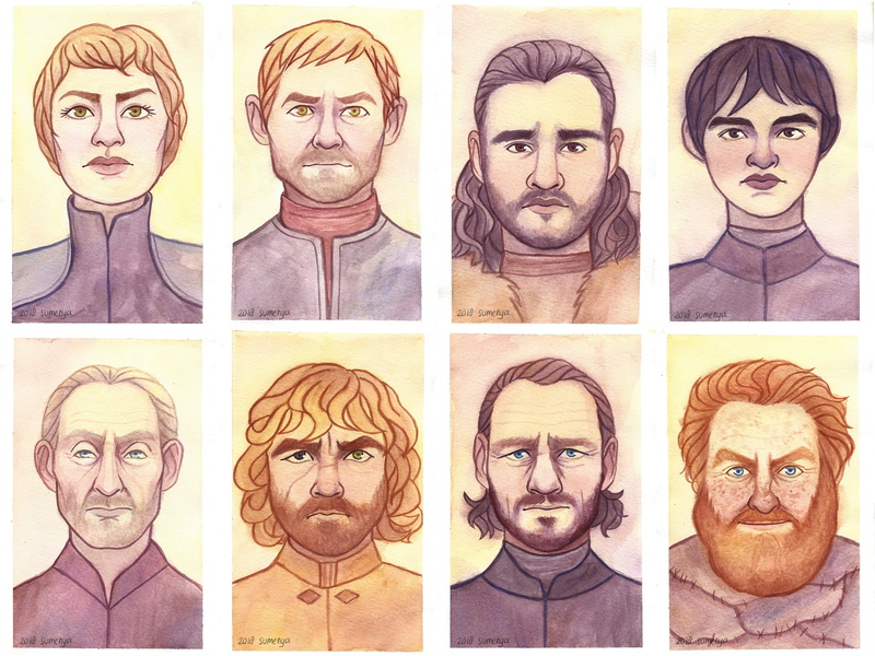 TV Show, 2K, Jon Snow, Game Of Thrones, Jaime Lannister, Cersei Lannister, Bran Stark, Tormund Giantsbane, Tywin Lannister, Tyrion Lannister, Bronn (Game