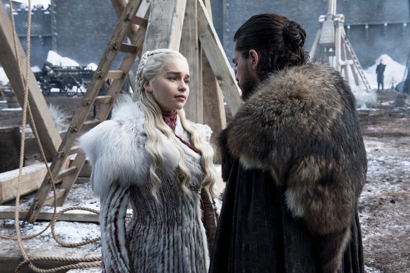 Daenerys Targaryen, Emilia Clarke, Game Of Thrones, TV Show, Jon Snow, Kit Harington, 4K