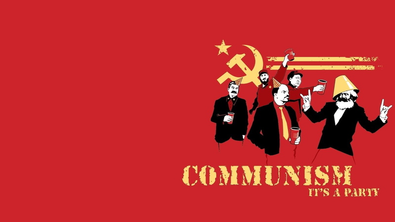 red background, 720P, founding fathers of communism, humor, minimalism, communism, typography