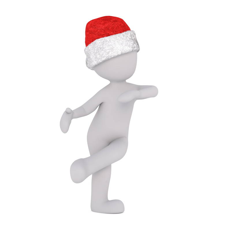 people, adult, model, 3d, expression, male likeness, x mas, one person, red, man, full body, figure, studio shot, isolated, figurine, white background