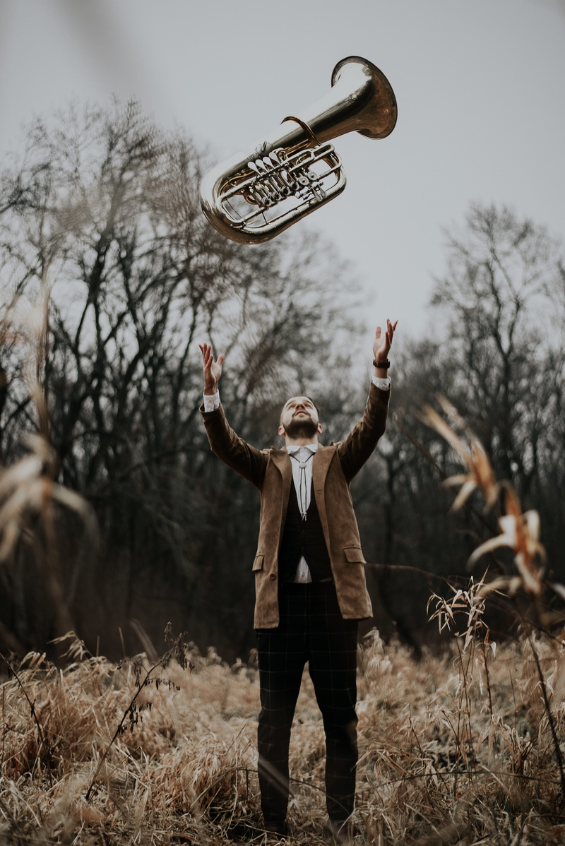 5K, man, nature, musical, mid-air, throw, floating, grass, one person, throwing, arms raised, field, air, toss, wind, lift, real people, instrument, lifestyles