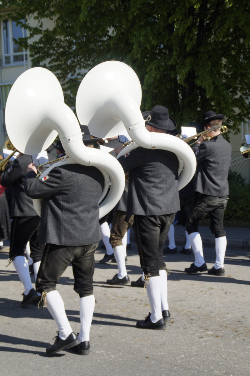 real people, pageant, full length, group of people, musicians, uniform, arts culture and entertainment, upper swabia, 5K, musician, performance, marching band