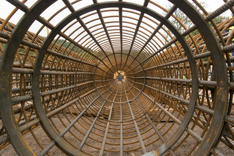 circle, 1080P, geometric shape, Steal, tuba, travel, dome, shape, indoors, full frame, backgrounds, day, site, pattern, directly below, Tube, concentric