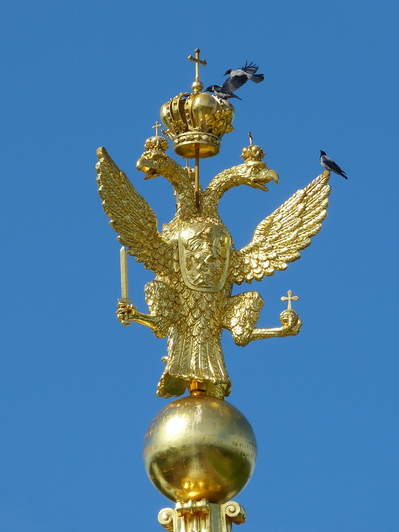 creativity, palace, river cruise, tourism, crown, clear sky, architecture, cross, representation, angel, sky, st petersburg, petersburg, craft, adler, gold colored