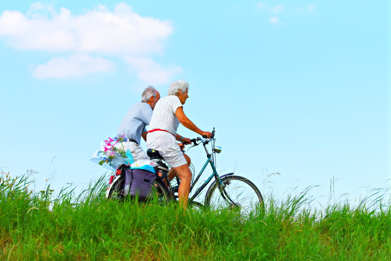 motion, field, summer, riding, family, bicycle, togetherness, together, lifestyle, woman, positive emotion, child, person, nature, grass, healthy, real people