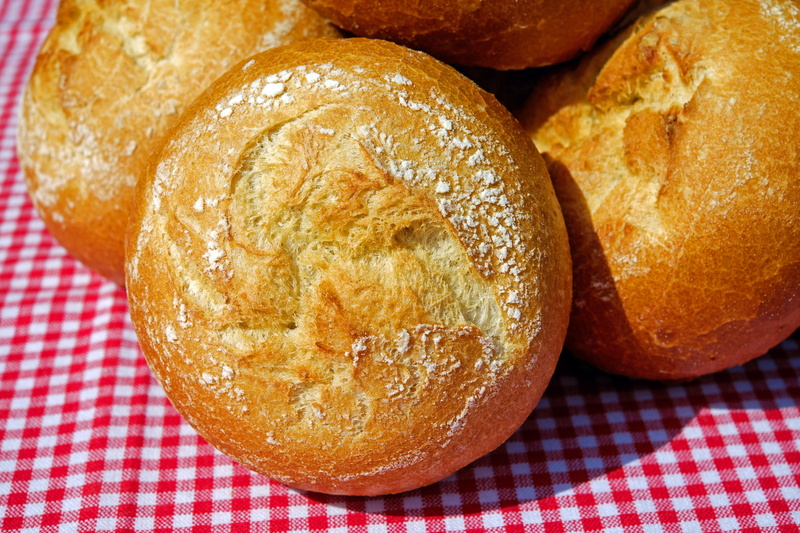 basket, indoors, nutrition, Roll, textile, Rolls, still life, delicious, bun, arouse, table, power, flour, Breakfast Sandwiches, loaf of bread, golden