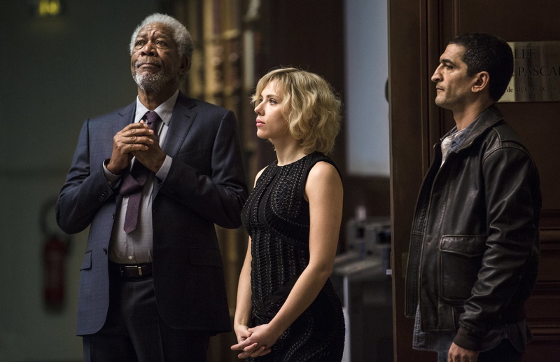 Morgan Freeman, Scarlett Johansson, 1080P, Lucy, Movie