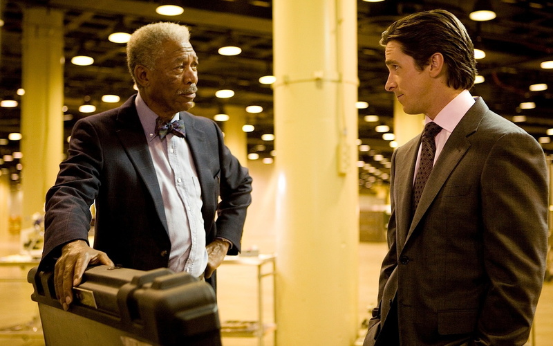 actors, morgan, 1080P, art, christian, knight, bale, x, people, men, Batman, wayne, freeman, dark, bruce, hd