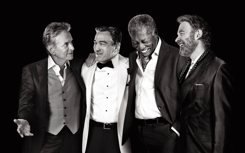 2K, s, actors, suit, white, vegas, men, Michael Douglas, shirts, celebrities, Robert De Niro, Kevin Kline, last, dress, Morgan man, jacket