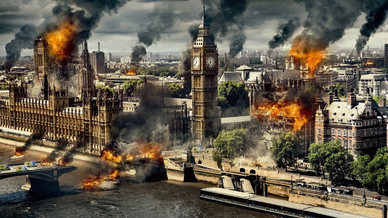 Movie, London, burning, 1080P, Fallen, 2016, city