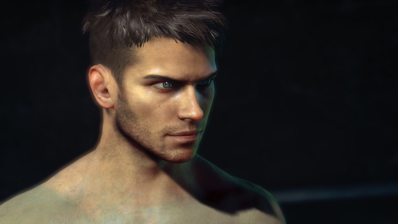 1080P, portrait, handsome, front view, indoors, beautiful people, shirtless, one person, DmC: Devil May Cry, body part, young men, 3D, serious, men, adult