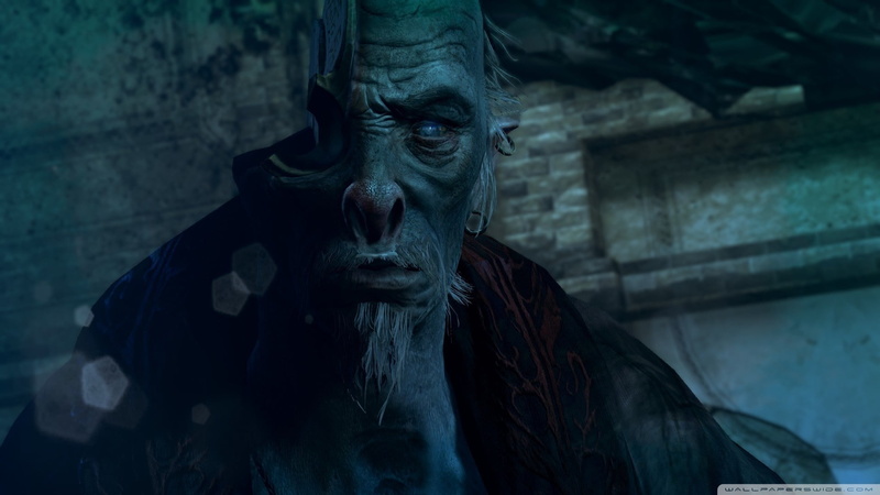 DmC: Devil May Cry, art and craft, waist up, architecture, wall - building feature, video games, 1080P, craft, sculpture, one person, movie, male likeness