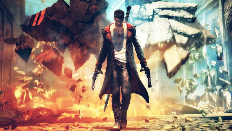Dante, Devil May Cry, video games, pistol, 1080P, DmC: Devil May Cry