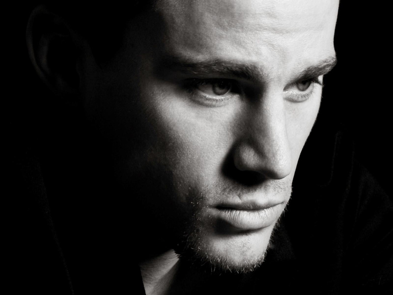 contemplation, lifestyle, beautiful, tatum, adult, concepts And Ideas, eyes, men, studio Shot, headshot, brunette, solitude, black white, pensive, black Background