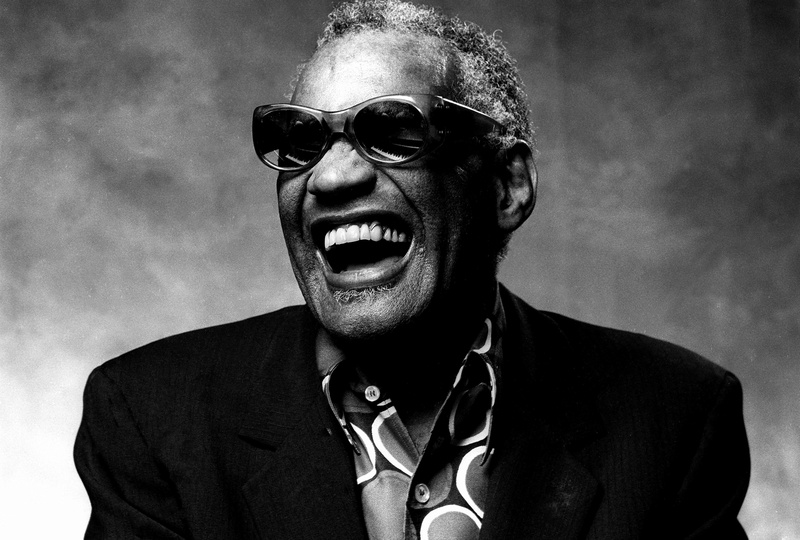 soul, musician, blues, rhythm, jazz, rhythm and blues, 4K, bw, author, ray, ray charles, charles