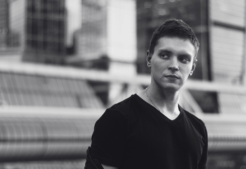 young men, face, architecture, casual clothing, built structure, handsome, black and white, lifestyle, cute, wearing, young, one person, confidence, street photo