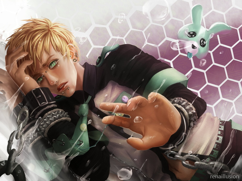 dramatical, glance, murder, guys, 1080P, chain, nime