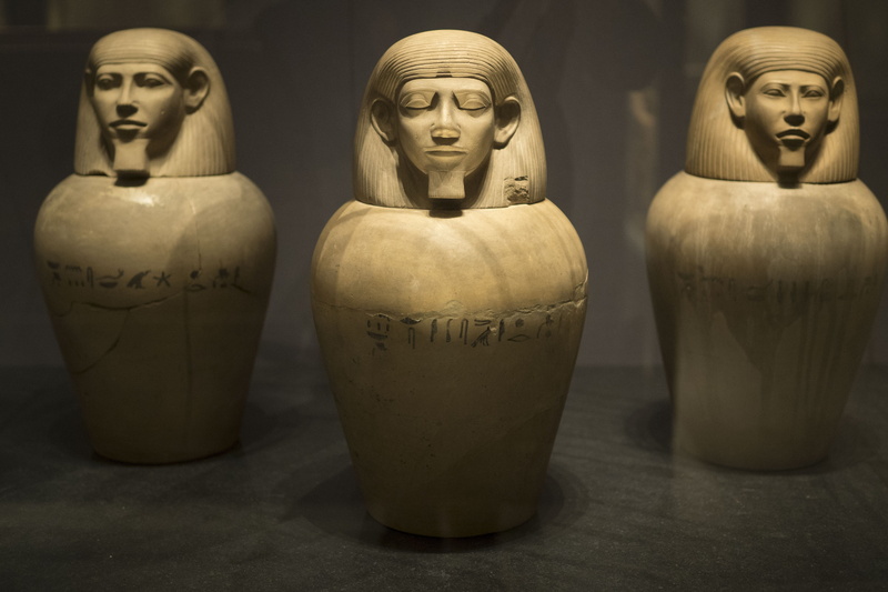 queen, statue, pharaoh, no people, people, craft, egyptian, in a row, sculpture, art, king, old, culture, egypt, indoors, 4K, sa, two objects, art and craft