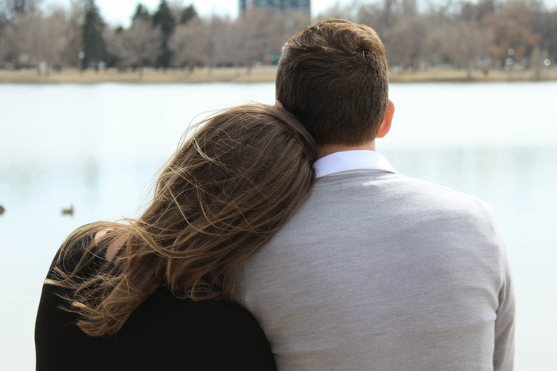 brunette, person, shoulder, water, 4K, headshot, women, man, city, lake, hair, real people, positive emotion, s, adult, leaning, couple, human, togetherness