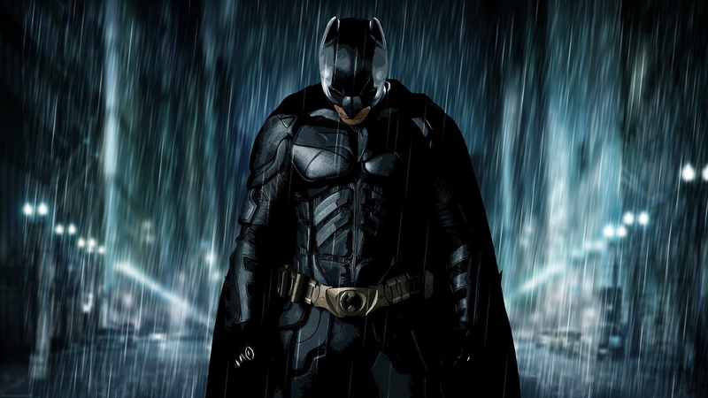 The Dark Knight, movies, 1080P, people, superhero, rain, MessenjahMatt, Batman