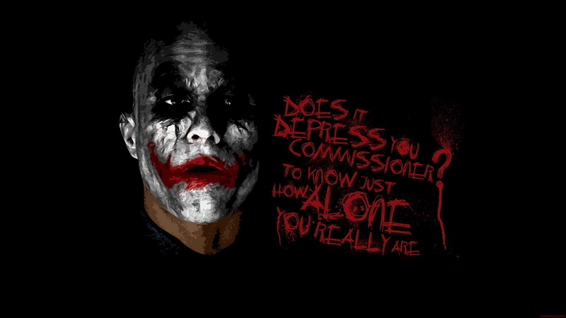 MessenjahMatt, Joker, 1080P, typography, The Dark Knight, anime