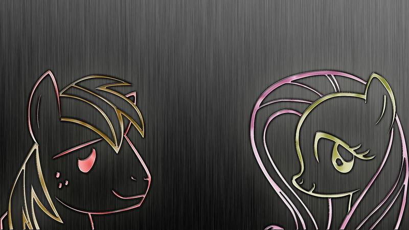 black, pink, characters, creative, green, white, purple, 1080P, 3d, fluttermac, metallic, gray, abstract, yellow, silver