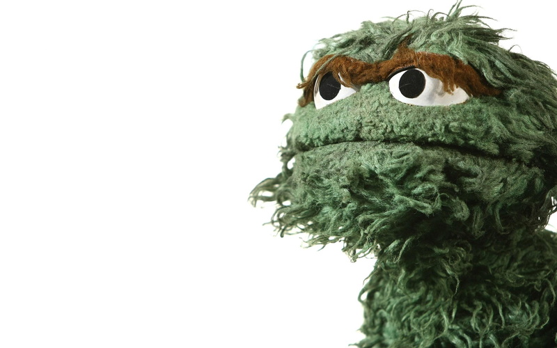 funny, sesame, street, oscar, 2K