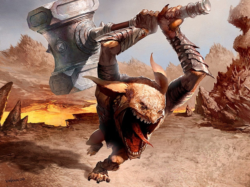 Creature, Magic: The Gathering, Fantasy, Goblin Gaveleer, 1080P, Magic