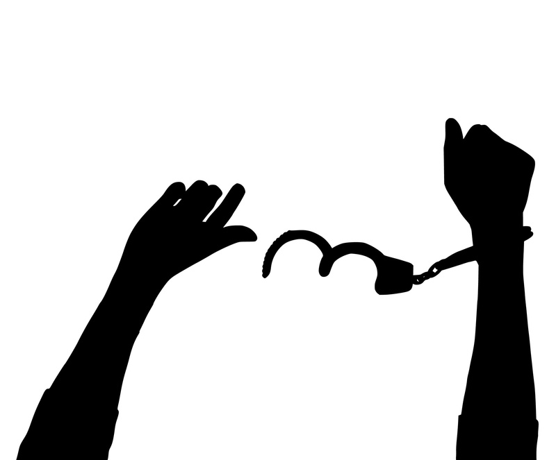 hand, arms raised, leisure activity, close-up, clear sky, dom, copy space, thief in handcuffs, body part, hands in handcuffs, hands, freed, 1080P, finger