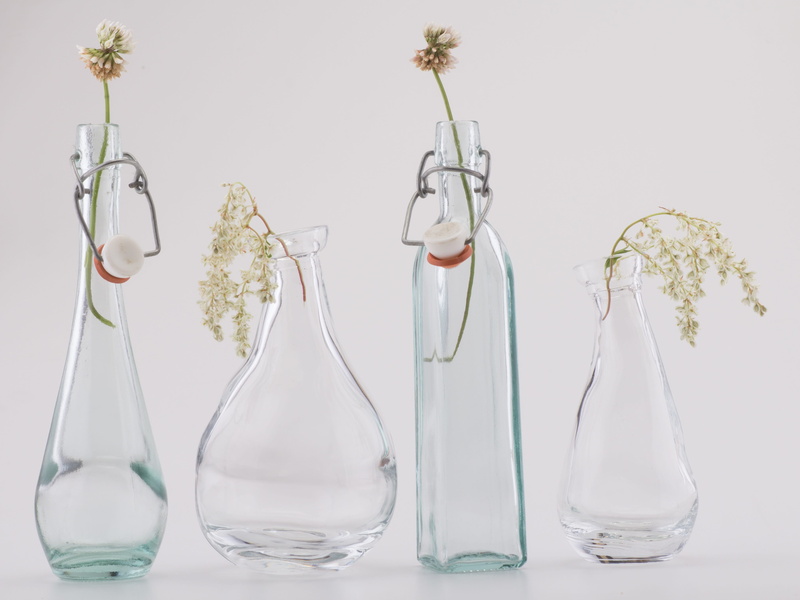 no People, four, freshness, decoration, vulnerability, container, plant, group of objects, glass - material, flowering plant, photo, studio shot, glasses