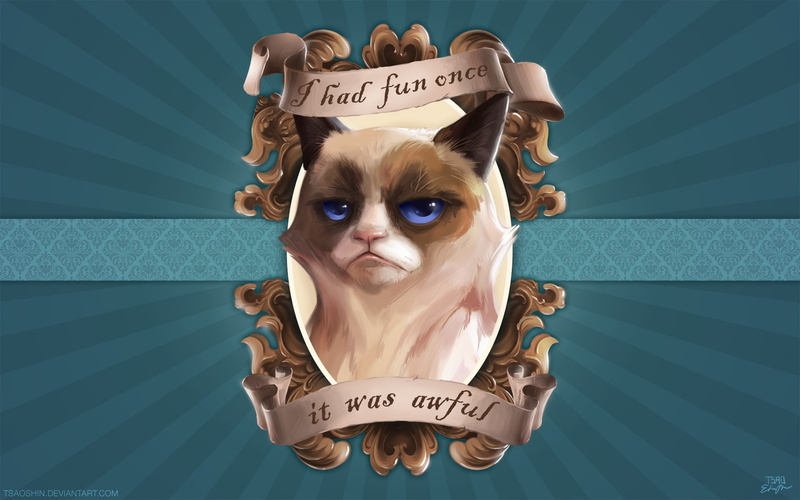 poster, young women, justice - Concept, animal, real people, eyeglasses, portraits, 1080P, mid adult women, women, brown, grumpy cat, digital composite