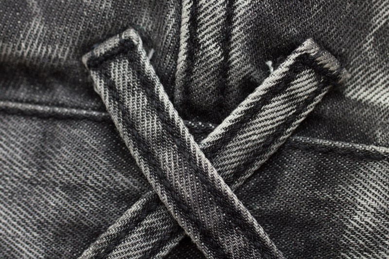 garment, denim, colors, casual, texture, no people, high angle view, gray, day, warm clothing, jeans, casual clothing, cross, white, black, fashion, backdrop