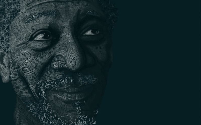 creativity, art and craft, Typographic Portraits, headshot, evil, contemplation, human body part, representation, copy space, spooky, body part, Typography
