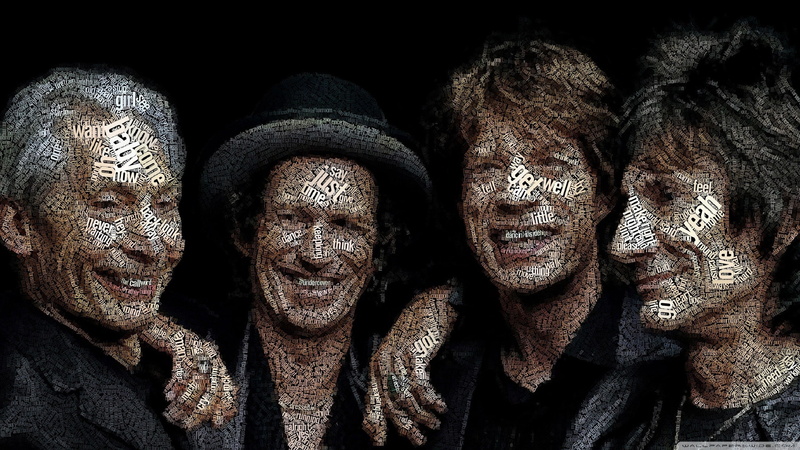 animation, music, portrait, osborne, stones, artwork, men, rolling, typographic, typography, 2K, juan