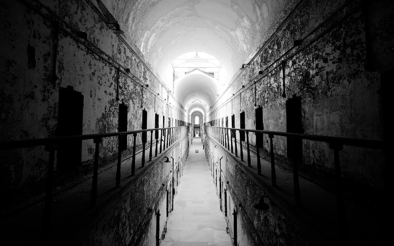 architecture, easternstatepenitentiary, photography, state, 4K, eastern, blackandwhite, philadelphiapennsylvania, grey, penitentiary, perspective