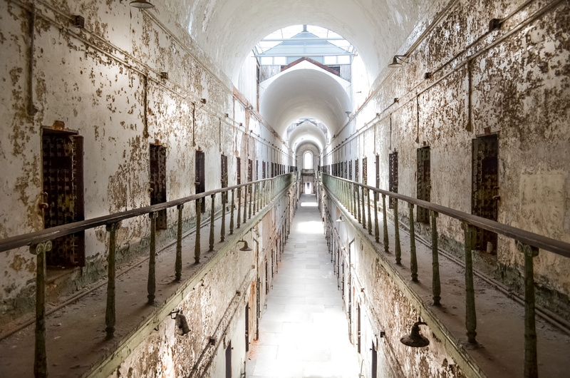 ruined, prison cell, direction, building, wall - building feature, united states, halloween, scary, arch, the way forward, rundown, built structure, unique