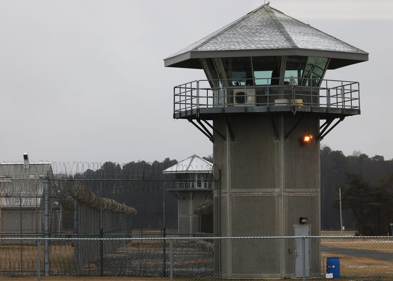 penitentiary, outdoors, land, architecture, 4K, boundary, tower, protection, day, safety, prison, security, no people, sky, nature, jail, building exterior