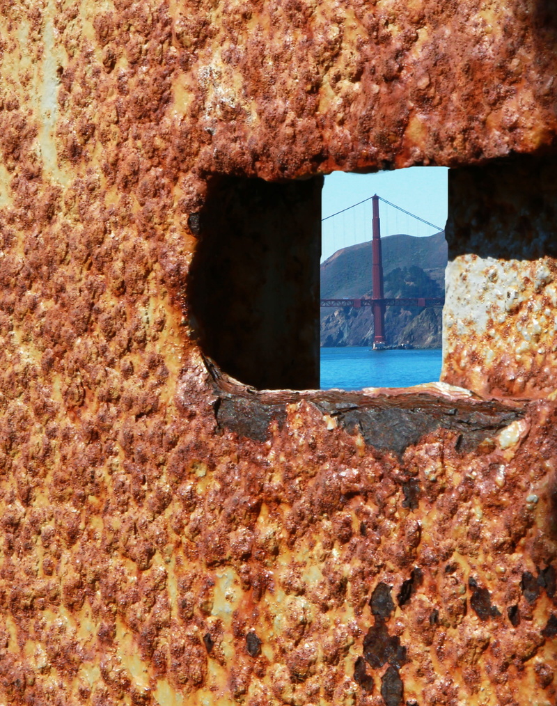 sunlight, plant, keyhole, attraction, island, history, famous, tourist, architecture, window, Door, Alcatraz, the past, outdoors, wall - building feature