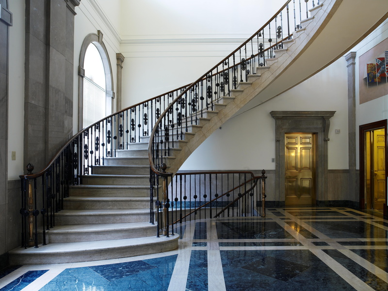 america, diminishing perspective, Emergence, rise, carol m highsmith, lighting equipment, built structure, Staircase, brown, steps and staircases, stair step