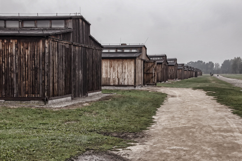 5K, direction, poland, field, camp, built structure, the jews, the way forward, architecture, sky, auschwitz, nature, house, grass, no people, plant, abandoned