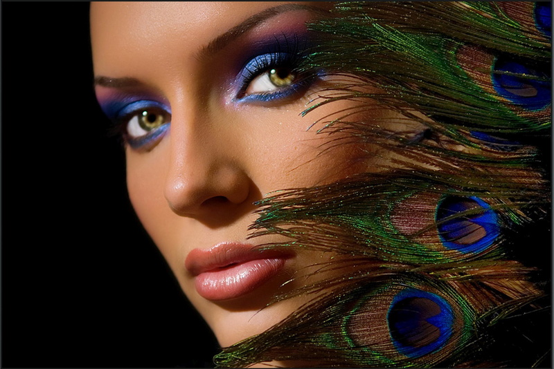 peacock, cool, blue, woman, model, eyes, amazing, great, 2K, beautiful, pretty, female, lips, feathers, nice, delicate, beauty, makeup, sexy, girl, photography